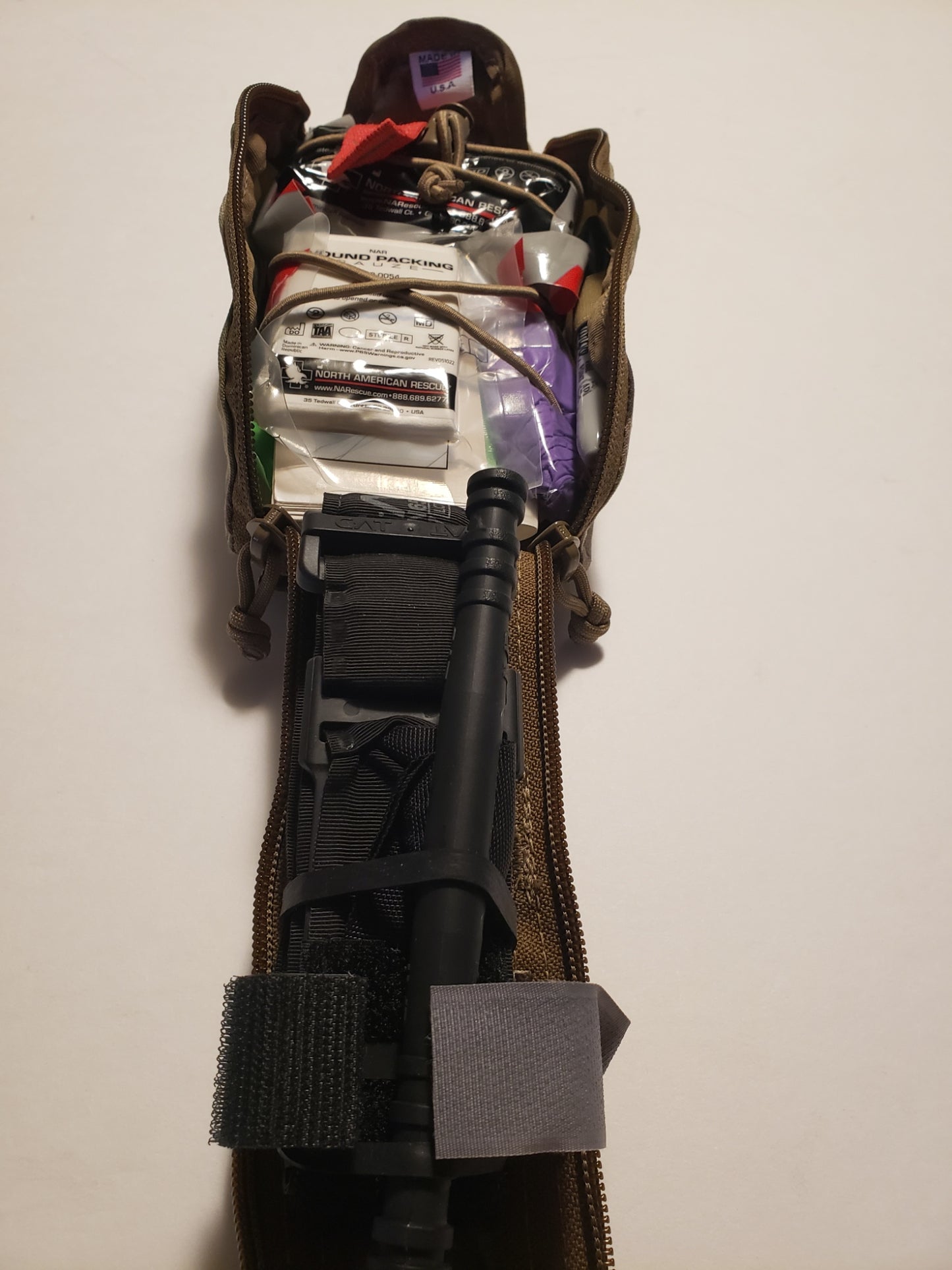 Centa1 Med Kits - North American Rescue - RIG Series Eagle IFAK Med Pouch with Our 10-Piece *TFAK Supplies - Multicam