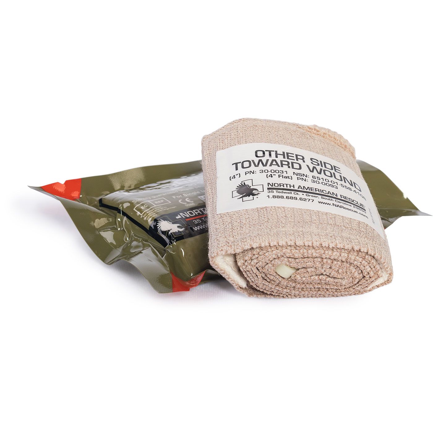 NAR - Flat Emergency Trauma Dressing (ETD) 4.0" - (Limit 3 Per Customer)