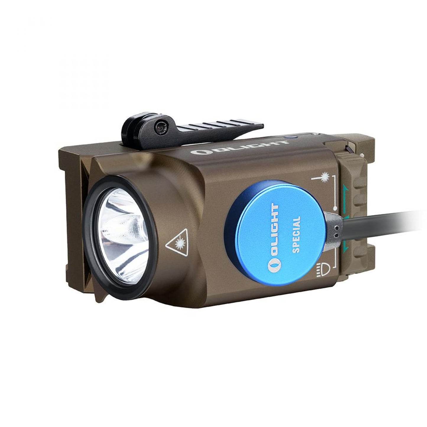 OLight - BALDR Mini Tactical Light 600 Lumens & Green Laser Combo