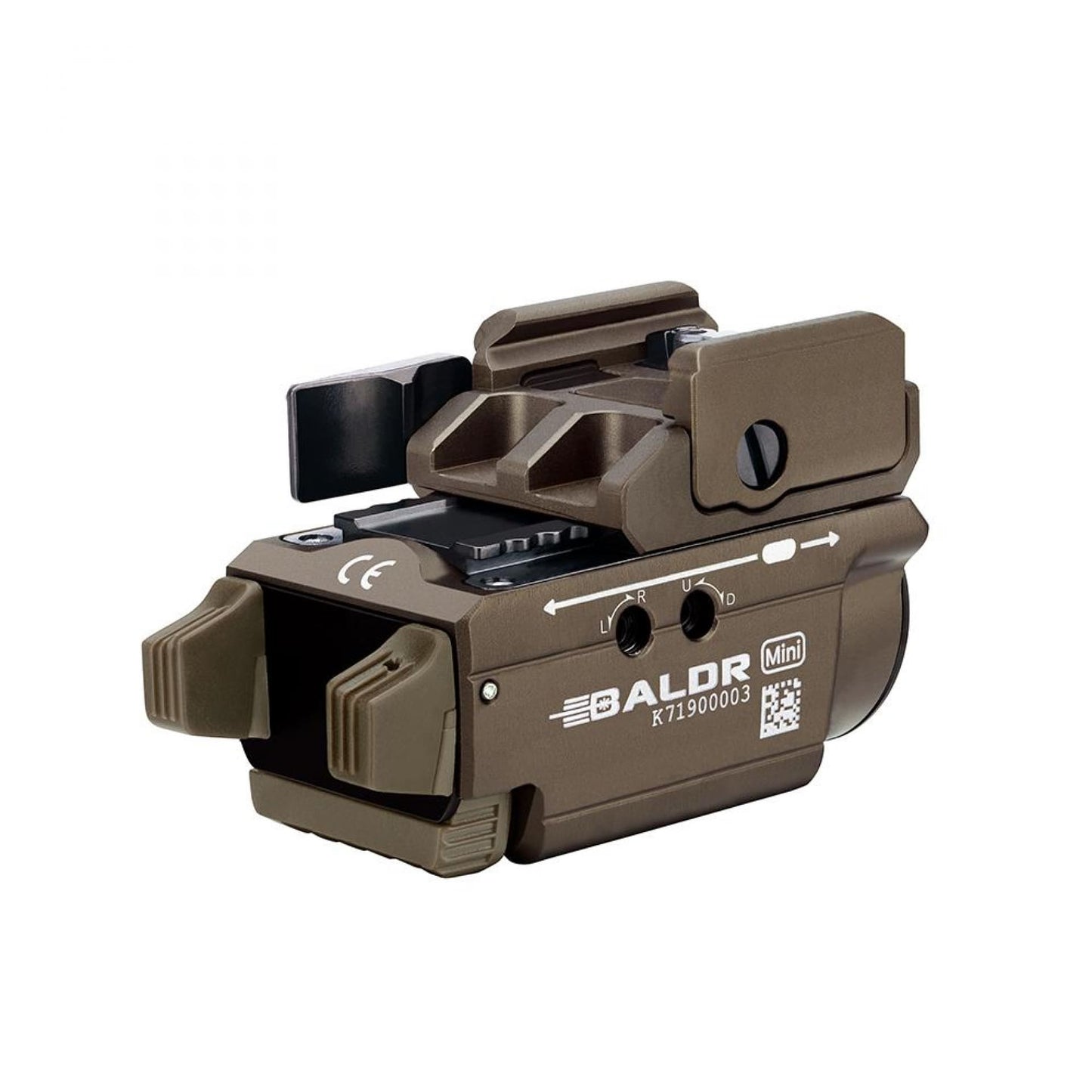 OLight - BALDR Mini Tactical Light 600 Lumens & Green Laser Combo
