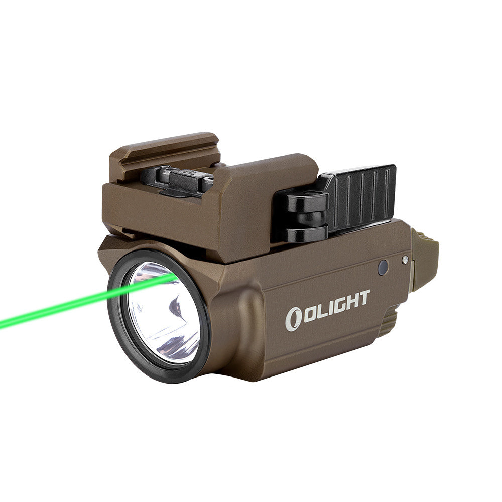 OLight - BALDR Mini Tactical Light 600 Lumens & Green Laser Combo