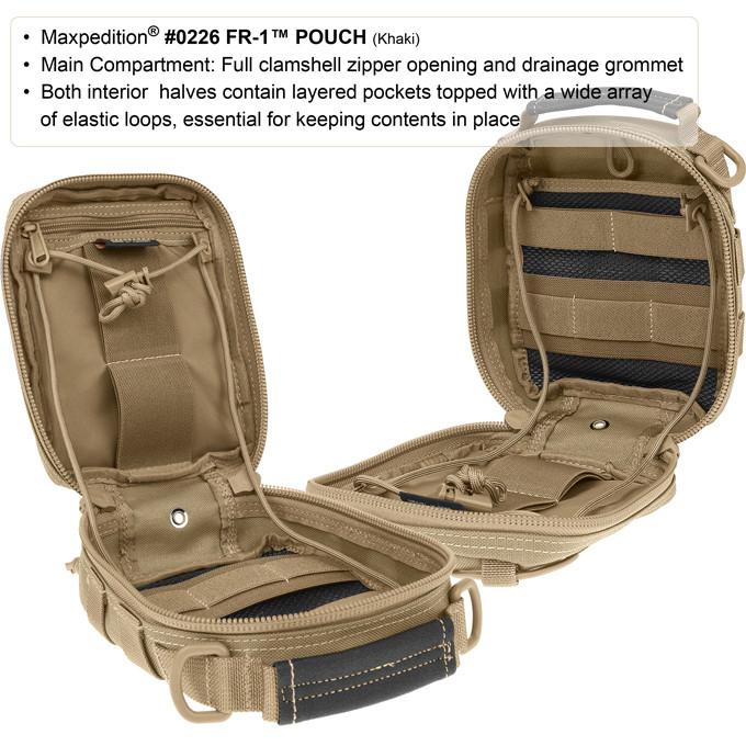 Maxpedition - FR-1 Combat Medical Pouch - Black