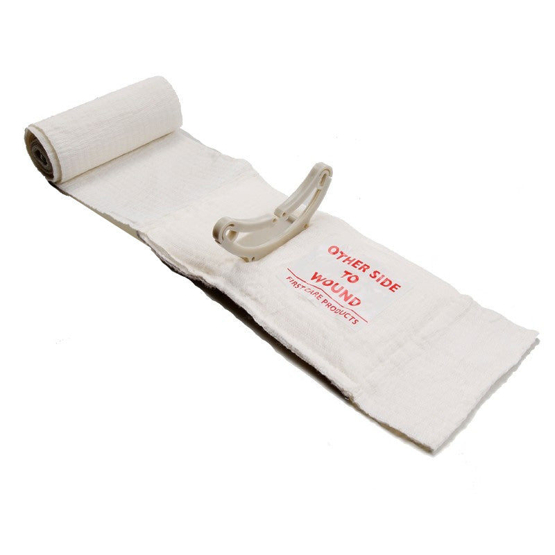 4-Inch Emergency Bandage – White AKA THE ISRAELI BANDAGE® by PERSYS MEDICAL - (Limit 3 Per Customer)