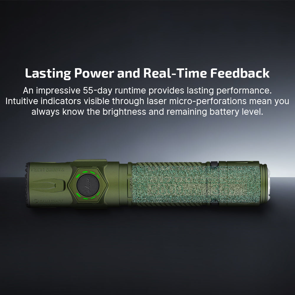Warrior Ultra 2500 Lumens Tactical Flashlight with OAL Material