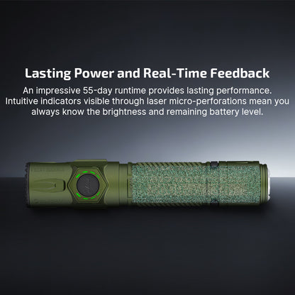 Warrior Ultra 2500 Lumens Tactical Flashlight with OAL Material