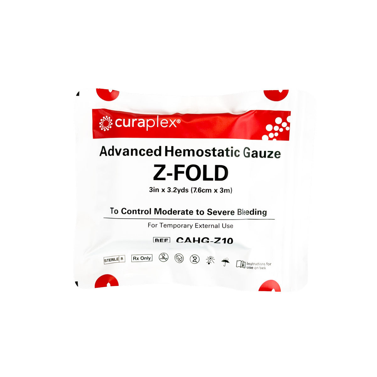 Curaplex® Advanced Hemostatic Gauzes - Z-Fold - Rolled - Pad
