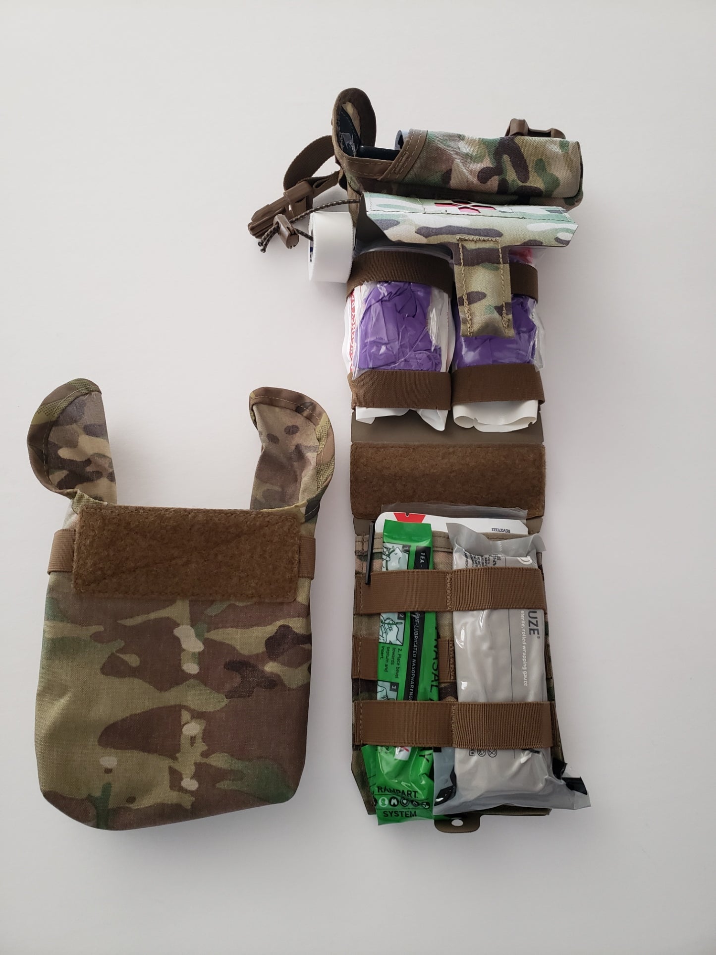 Centa1 Med Kits Blue Force Gear - Trauma Kit NOW! Medium Pouch with Our 12-Piece TFAK Supplies and a Commercial Grade Tourniquet Holder