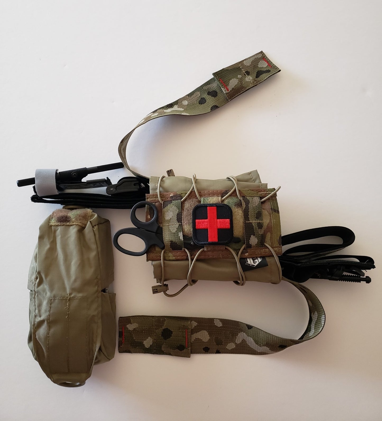 Centa1 Med Kits High Speed Gear - Multi-Mission Medical TACO (M3T) with Our 12-Piece TFAK Supplies: Including Your Choice of TWO Tourniquets!