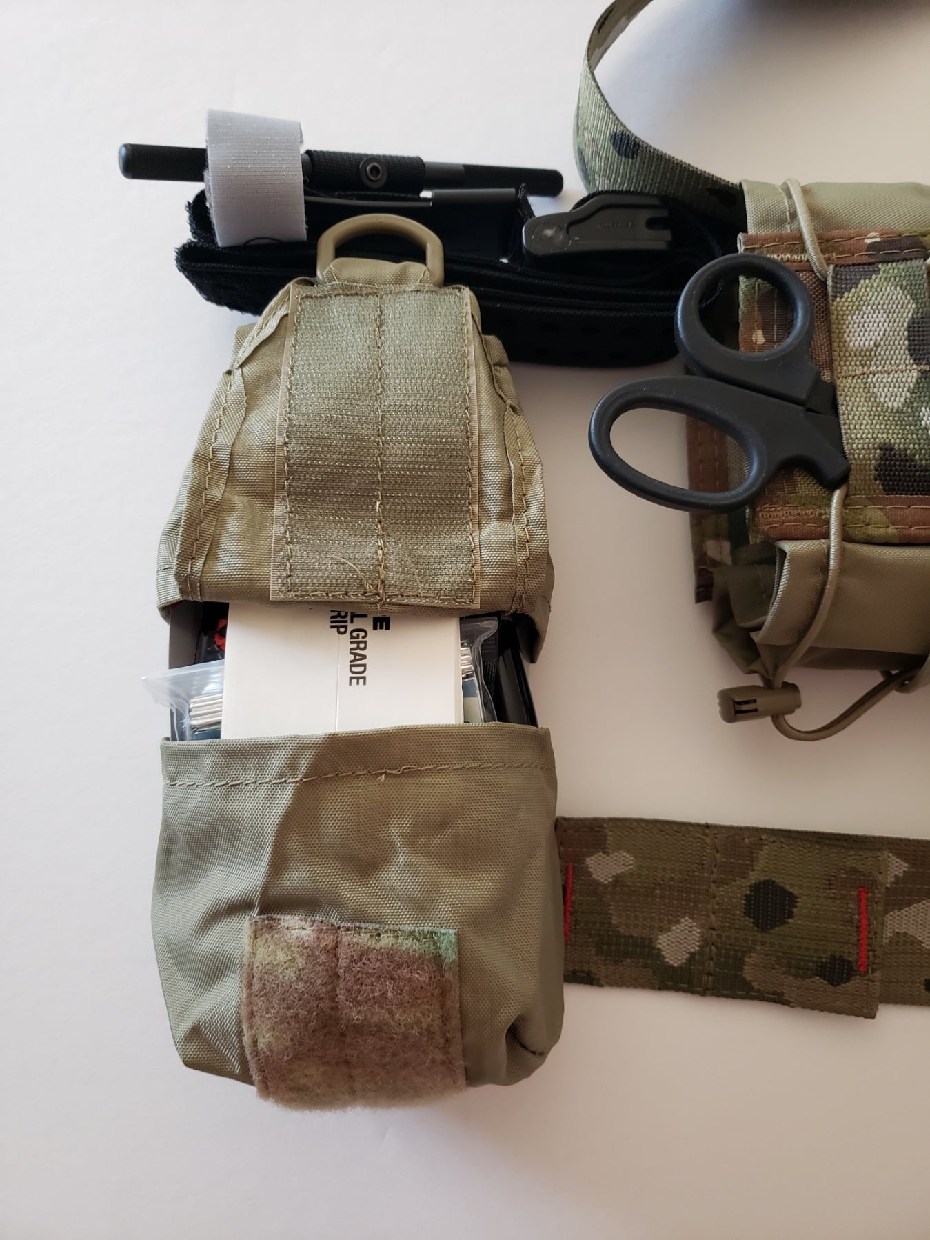 Centa1 Med Kits High Speed Gear - Multi-Mission Medical TACO (M3T) with Our 12-Piece TFAK Supplies: Including Your Choice of TWO Tourniquets!