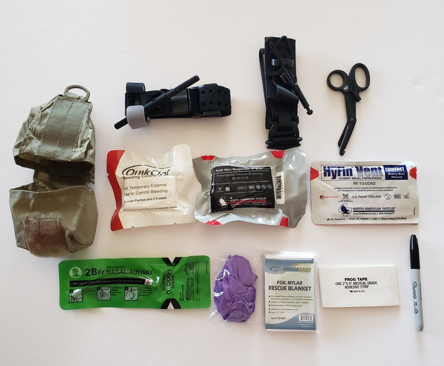 Centa1 Med Kits High Speed Gear - Multi-Mission Medical TACO (M3T) with Our 12-Piece TFAK Supplies: Including Your Choice of TWO Tourniquets!