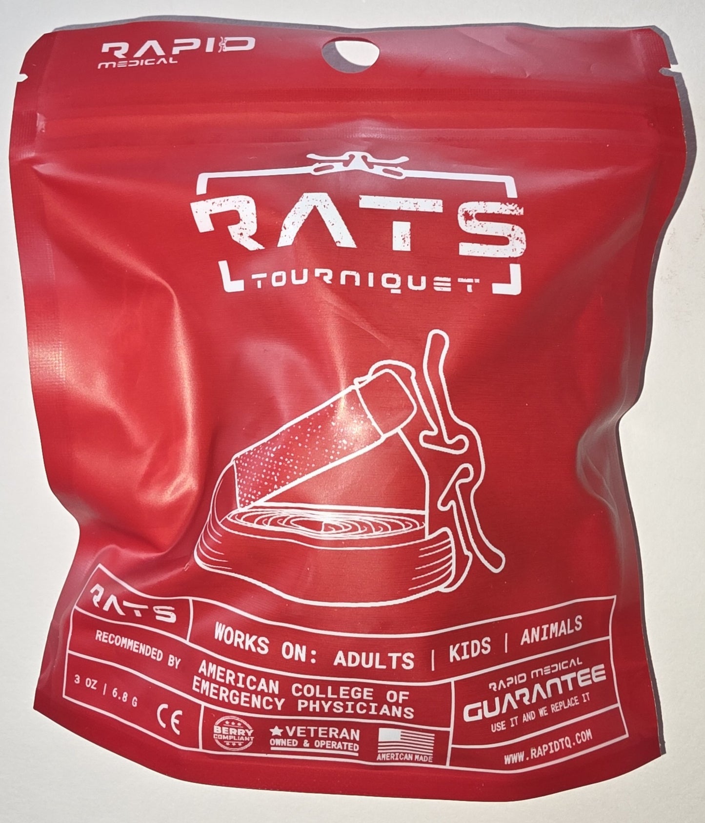 RAPID Medical - RATS Tourniquet - 2nd Gen. - Black