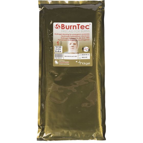 NAR - BurnTec Burn Masks - 10 in. x 10 in., 12 in. x 16 in. & 16 in. x 24 in. BurnTec Dressing Facial Mask