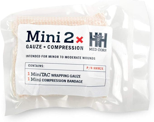 H&H Medical Corp. Mini 2x MiniTAC Gauze + Mini-Compression Bandage