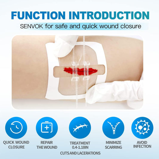 SENVOK - Advanced Wound Closure with Interlaced Locking Technology