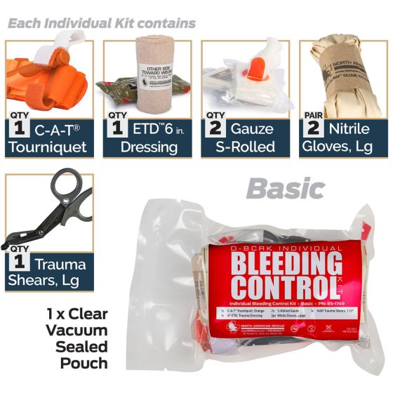 D-BCRK* Bleeding Control 8-Pack Stations - Vacuum Sealed D-BCRK Basic 8-Pack Vacuum Sealed Polycarbonate Station - SPECIAL ORDER PRODUCT!