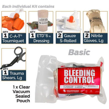 D-BCRK* Bleeding Control 8-Pack Stations - Vacuum Sealed D-BCRK Basic 8-Pack Vacuum Sealed Polycarbonate Station - SPECIAL ORDER PRODUCT!