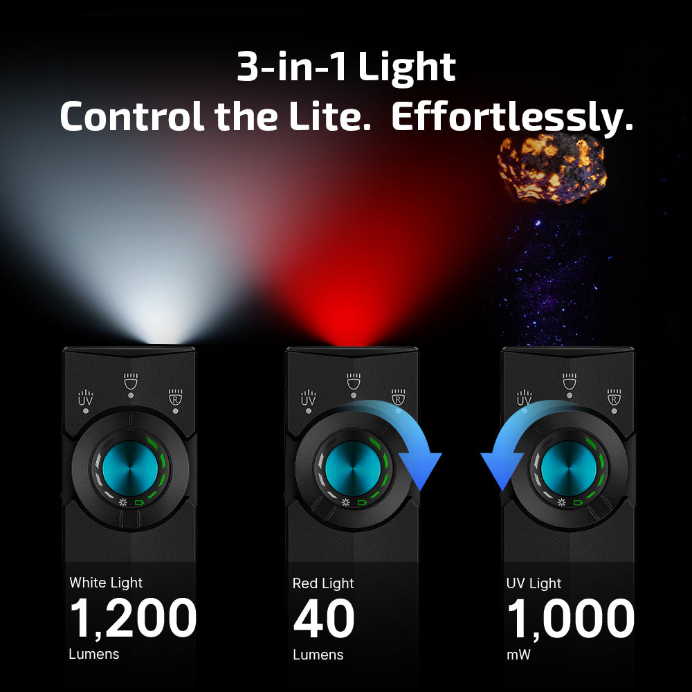 ArkPro Series – LITE Flat Unibody EDC Flashlight with Multi-Light Sources