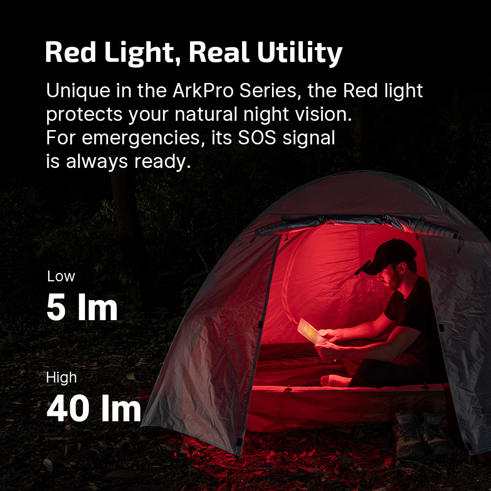 ArkPro Series – LITE Flat Unibody EDC Flashlight with Multi-Light Sources