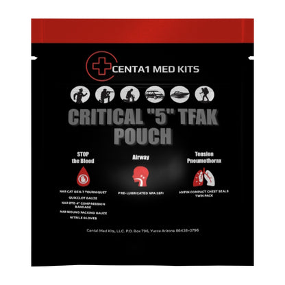 Centa1 Med Kits Critical "5" TFAK Pouch