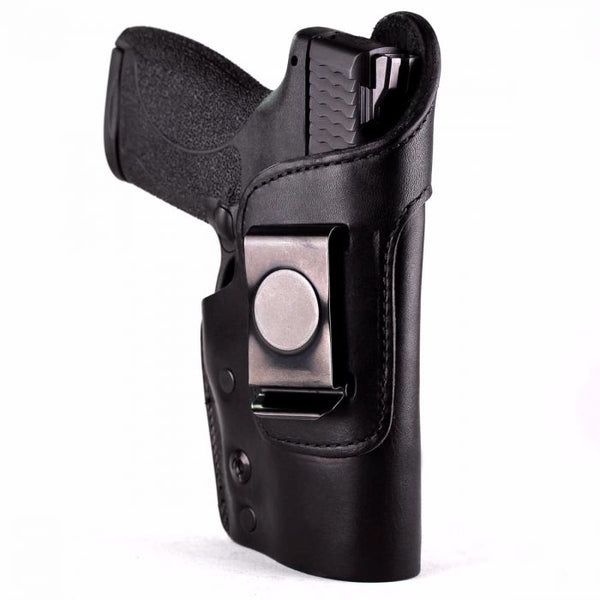 Leather WB Holster for Concealed Carry-fts Glock 19/23/43X/48/S&W MP Leather WB Holster for Concealed Carry-fts Glock 19/23/43X/48/S&W MP