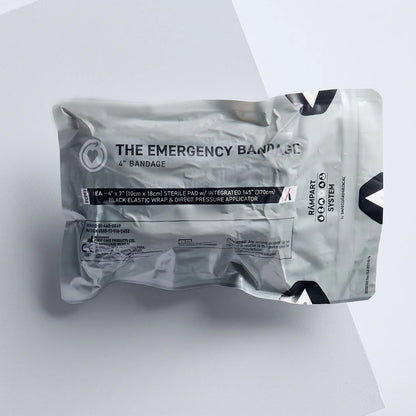 4-Inch Emergency Bandage – White AKA THE ISRAELI BANDAGE® by SAFEGUARD MEDICAL - (Limit 3 Per Customer)
