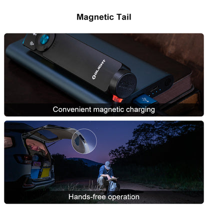 OLight - Arkfeld Pro Flat EDC Flashlight with LED Light UV and Laser