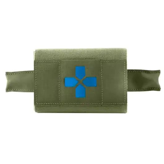 Centa1 Med Kits Blue Force Gear - Micro Trauma Kit NOW! Pouch with Our 9-Piece TFAK Supplies, The BFG Hammock, Commercial Grade Tourniquet Holder and Two Maxpedition 3 inch TACTIES