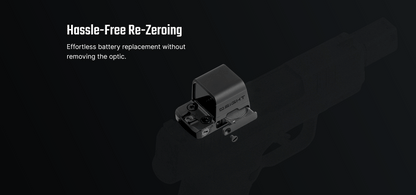 Osight SE RDS Enclosed Optic with RMSc Footprint and Replaceable Battery
