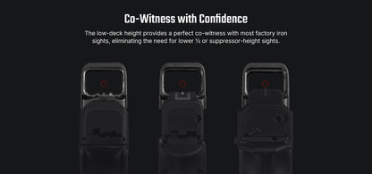Osight SE RDS Enclosed Optic with RMSc Footprint and Replaceable Battery