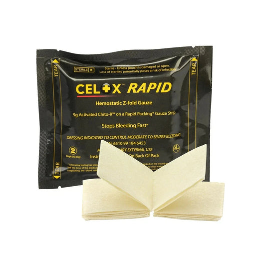 Celox™ RAPID, Z-Fold (3" x 5')