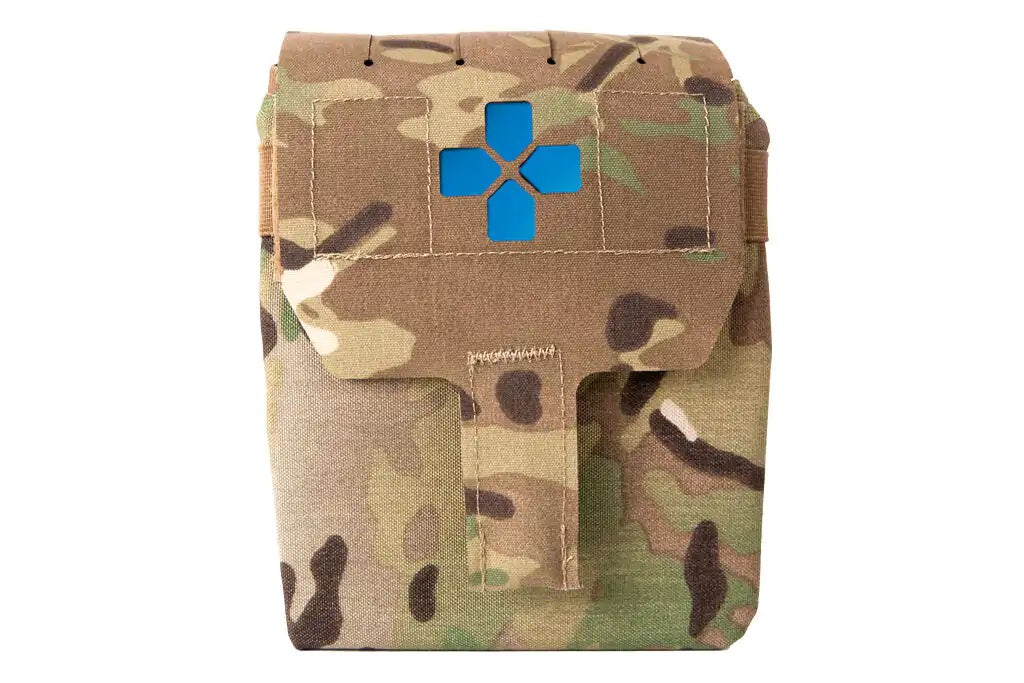 Centa1 Med Kits Blue Force Gear - Trauma Kit NOW! Medium Pouch with Our 12-Piece TFAK Supplies and a Commercial Grade Tourniquet Holder