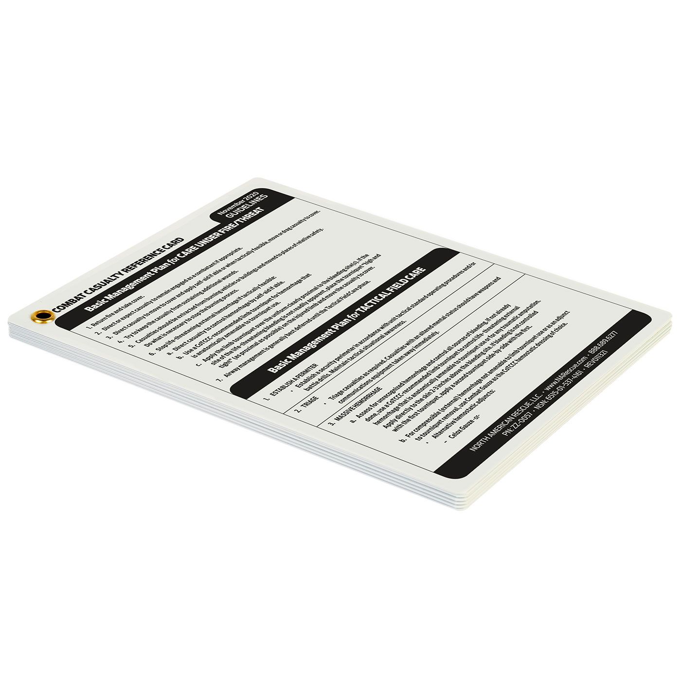 NAR - Combat Casualty Reference Card