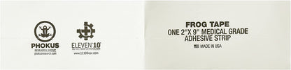 Phokus Research Group - Flat Frog Tape - 2"x9" White Medical Tape